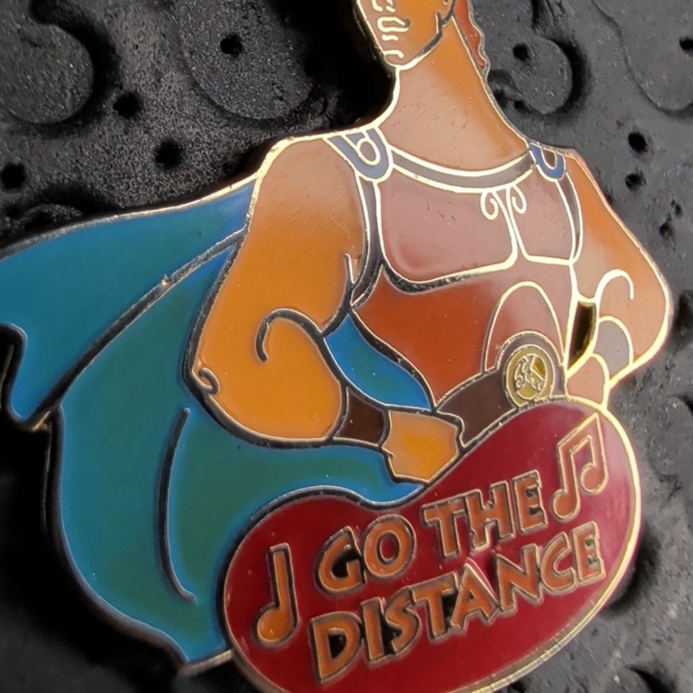 Disney parks magical musical moments Hercules go the distance trading pin vtg - Picture 2 of 3